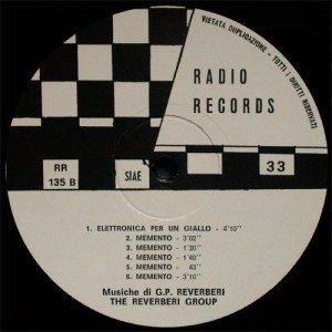 The Reverberi Group - The Reverberi Group (1972) Radio Records label B